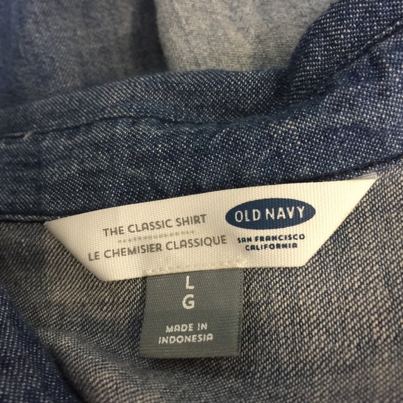 Old Navy Sleeveless Denim Top - Picture 6 of 8